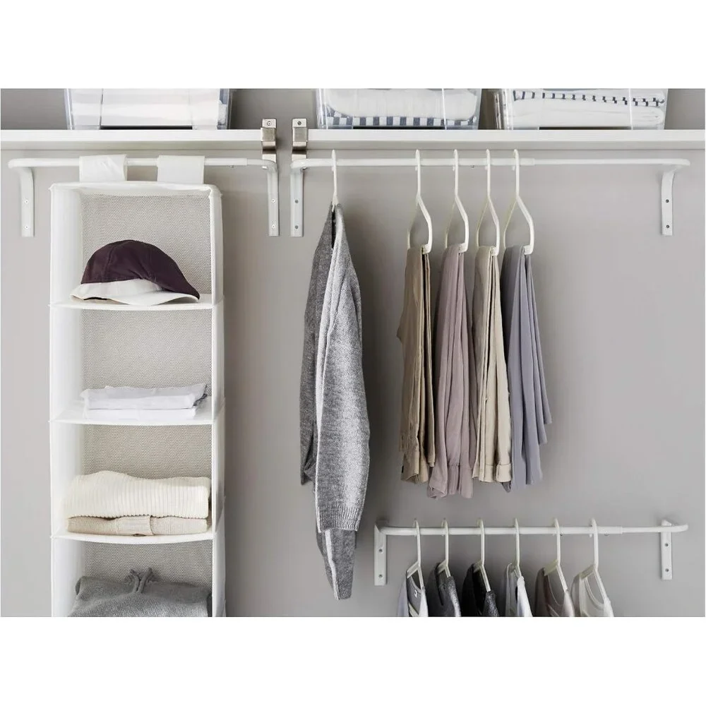 MULIG Clothes Bar, White, 23 5/8-35 3/8 